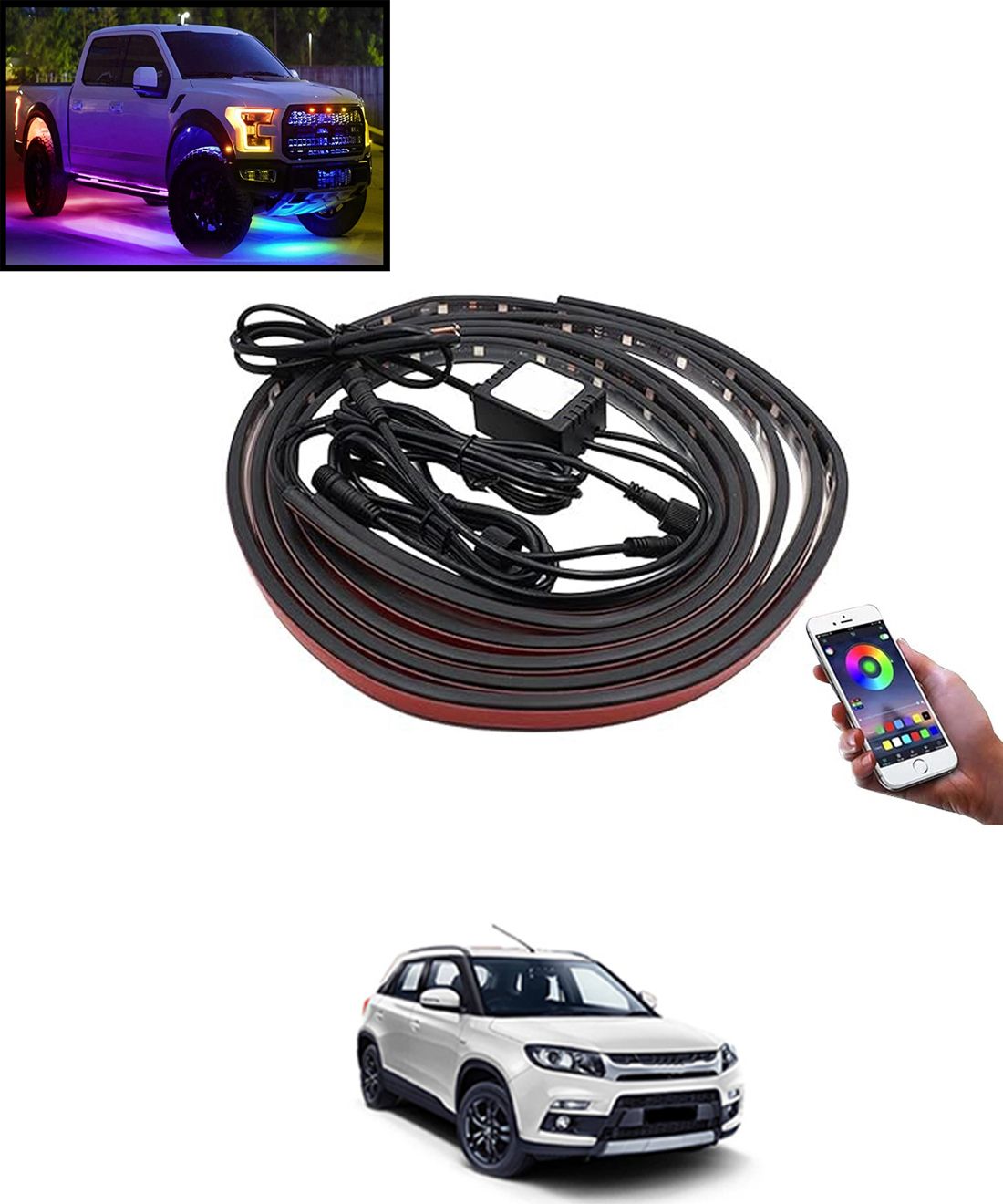 maties Multiple Lighting Modes Vibrant LED Waterproof Design Chassi Light For Car-300 Car Fancy Lights-picture-15