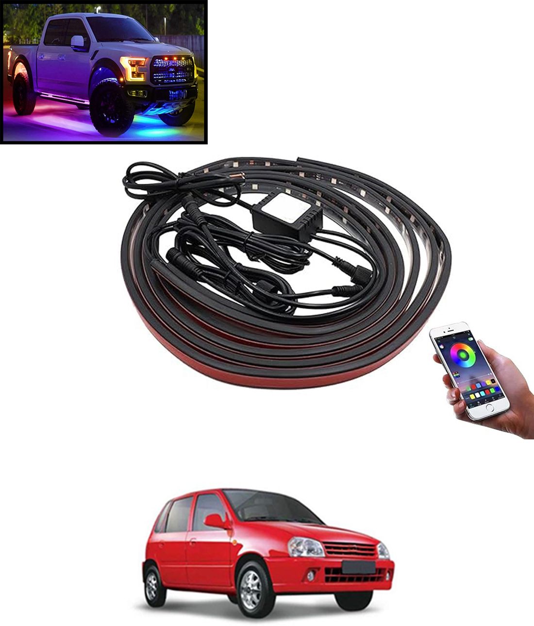 maties Multiple Lighting Modes Vibrant LED Waterproof Design Chassi Light For Car-330 Car Fancy Lights-picture-37