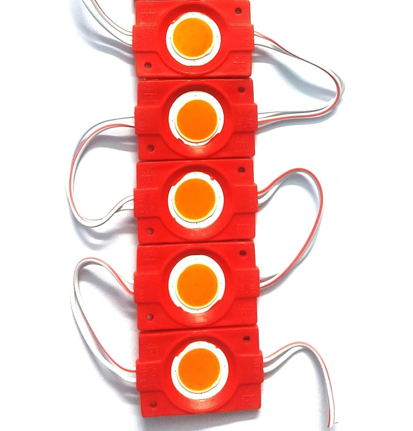 5 Pc Coin Led Module Light For Bikes Scooters Cars EV Etc ( 12 Volt Red) Car Fancy Lights-image-21