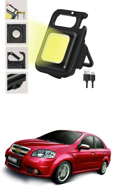 lovmoto Small LED Flashlight COB Rechargeable Keychain Q4 LED Lantern image 1