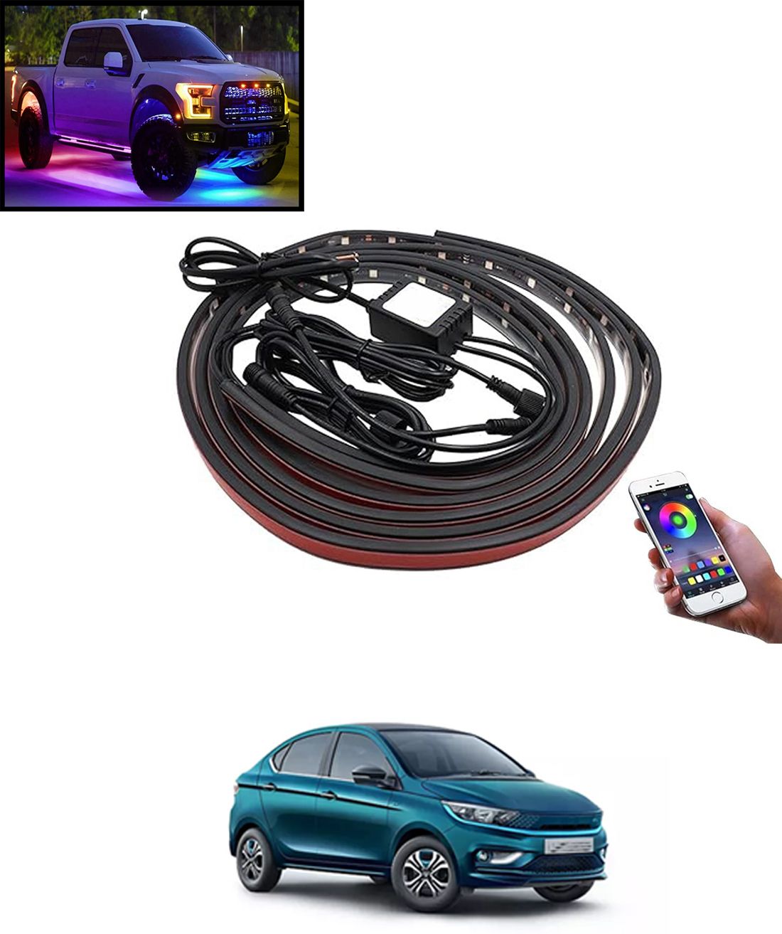 maties Multiple Lighting Modes Vibrant LED Waterproof Design Chassi Light For Car-271 Car Fancy Lights-picture-33