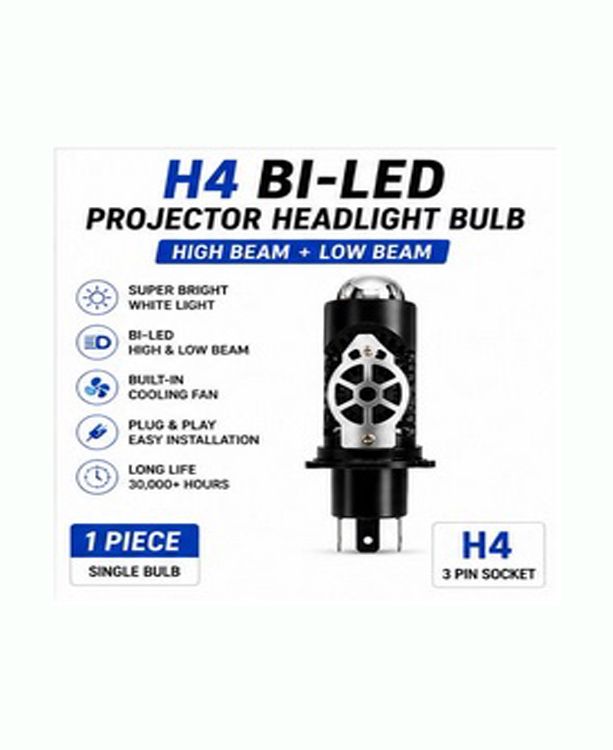 H4 U2 LED Projector Lens Headlight White Low High Beam 1Pc X138 Car Fancy Lights-image-27