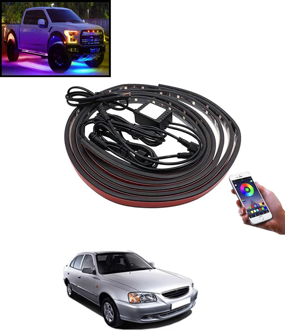 maties Multiple Lighting Modes Vibrant LED Waterproof Design Chassi Light For Car-03 Car Fancy Lights-picture-45