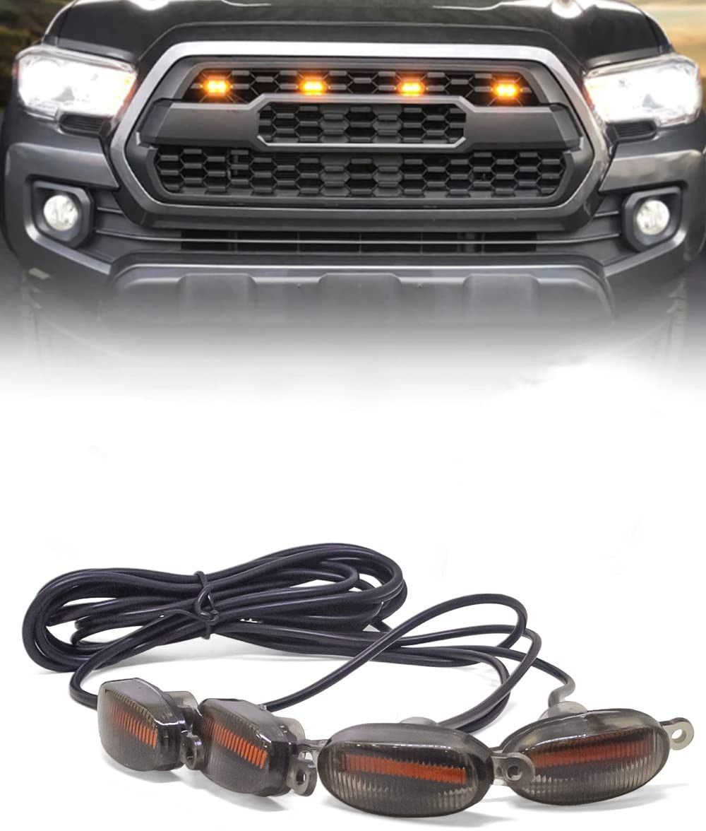 Universal Car Grill Light LED Car Grill Yellow Light Fog Lamp Car LED (12 V, 12 W)-image-49