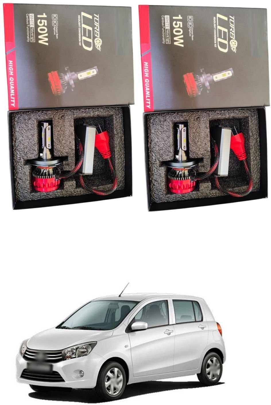 H4 Fitting Led Headlight Bulb High Low Beam Lens Headlamp Bulb With Fan SG2418 Car Fancy Lights-image-17