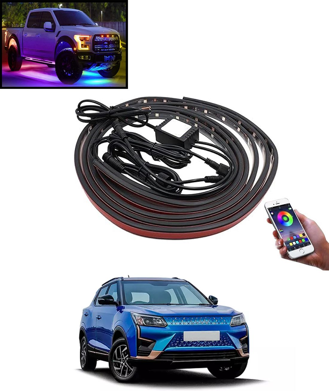 maties Multiple Lighting Modes Vibrant LED Waterproof Design Chassi Light For Car-320 Car Fancy Lights-picture-30