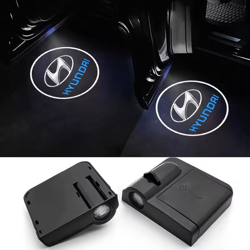 autobizarre Wireless Hyundai Logo Door Shadow Light/Ghost/Projector Laser Light For All Cars Car Fancy Lights-picture-13