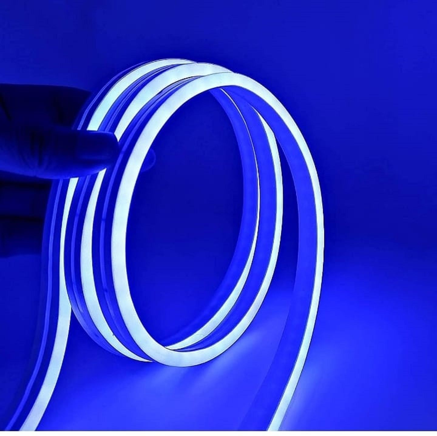 {5 Meter} BLUE DC 12 Volt Cuttable LED Neon Flexible LED Light Strip 50 Watt Car Fancy Lights-image-8