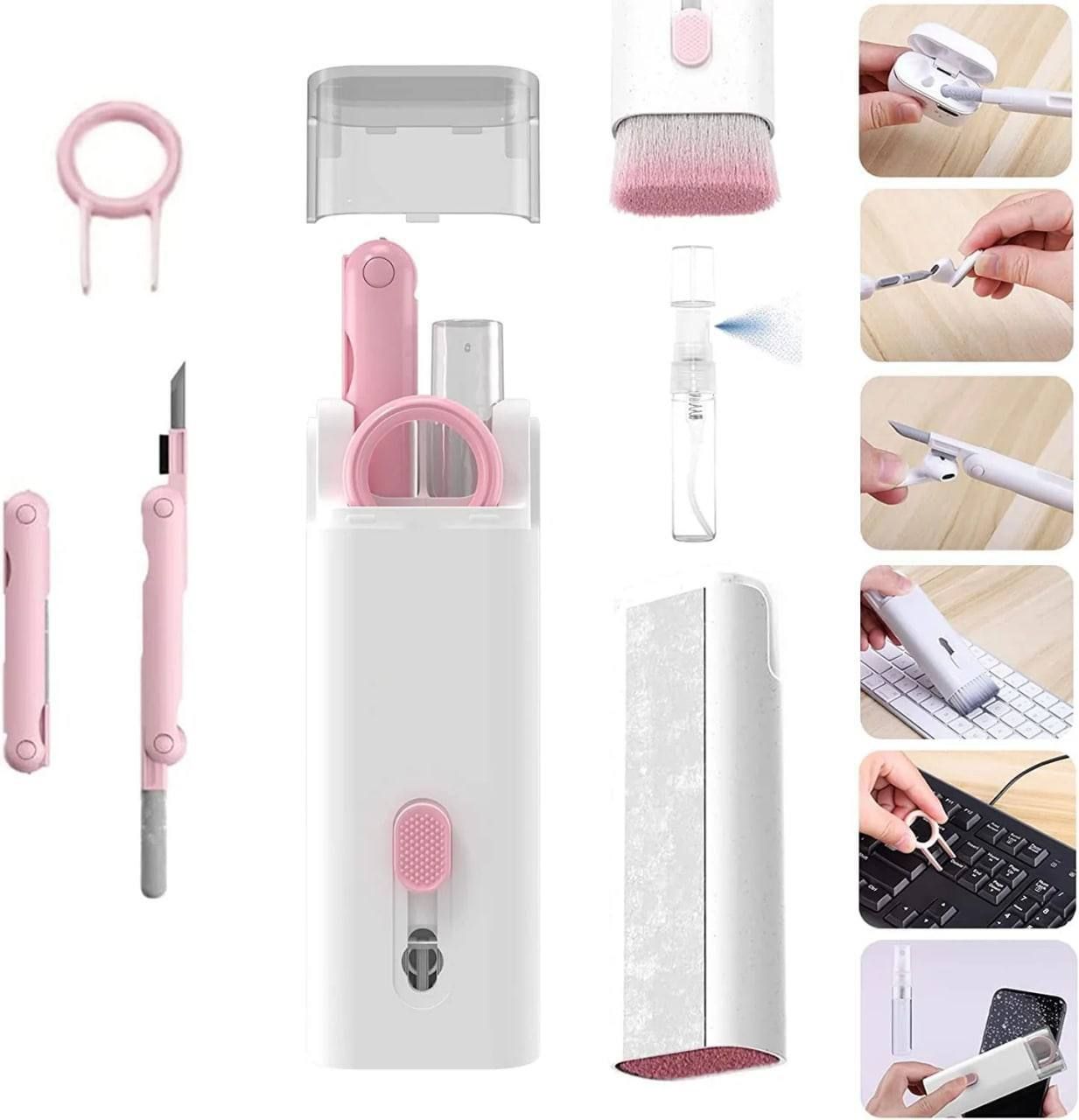 SYF 7 in 1 Multi-Function Laptop Cleaning Brush/Keyboard Cleaning kit. for Computers-image-34