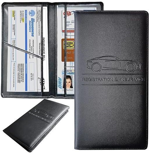 Car Document Holder - 1 Car Glove Box