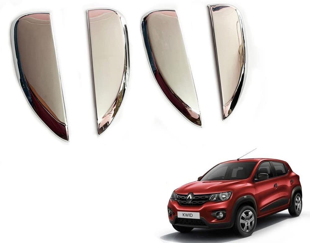 Car silver chrome door handle catch cover for renault kwid car all model cars Car Grab Handle Cover-image-32