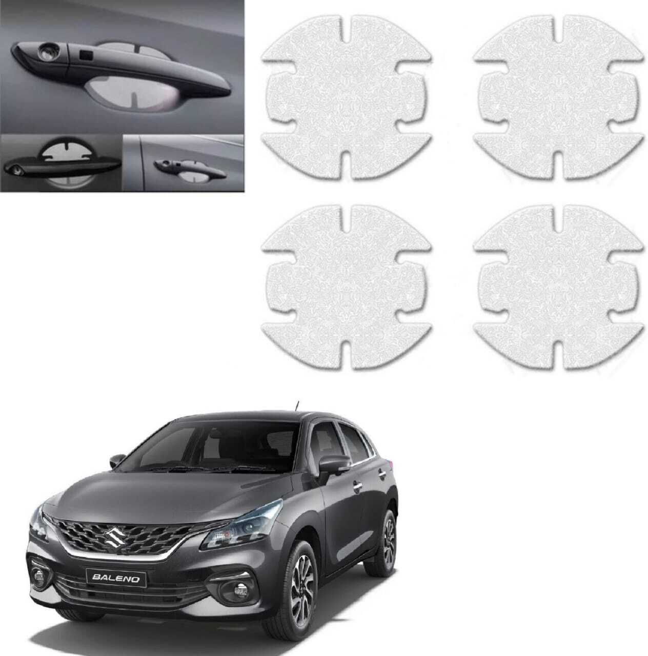 Car Door Scratch Protection finger guard (PU) Transparent For Baleno A_12 Car Grab handle