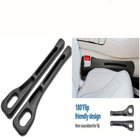 Car Seat Gap Filler Organizer Black Console Storage Pack of 2 X26 Car Single Pocket-image-27