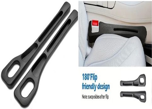 Car Seat Gap Filler Organizer Black Console Storage Pack of 2 X7 Car Storage Bag & Bin-image-34