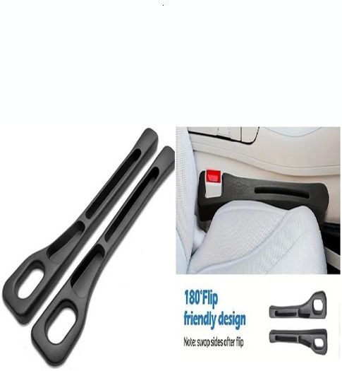 Car Seat Gap Filler Organizer Black Console Storage Pack of 2 X66 Car Multi Pocket-image-31