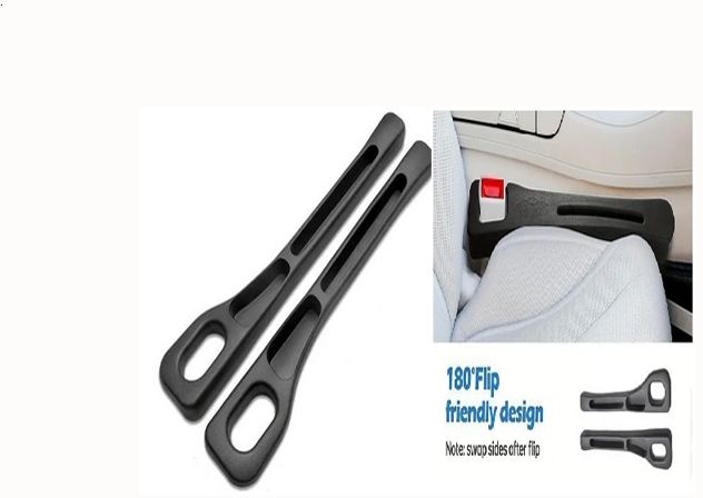 Car Seat Gap Filler Organizer Black Console Storage Pack of 2 X252 Car Storage Bag & Bin-image-39