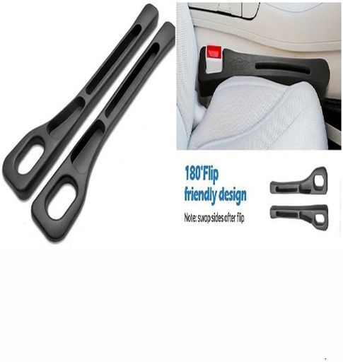Car Seat Gap Filler Organizer Black Console Storage Pack of 2 X18 Car Side Seat Catcher-image-44