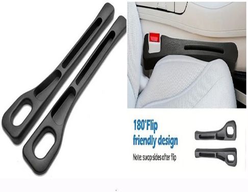 Car Seat Gap Filler Organizer Black Console Storage Pack of 2 X141 Car Bin-image-46