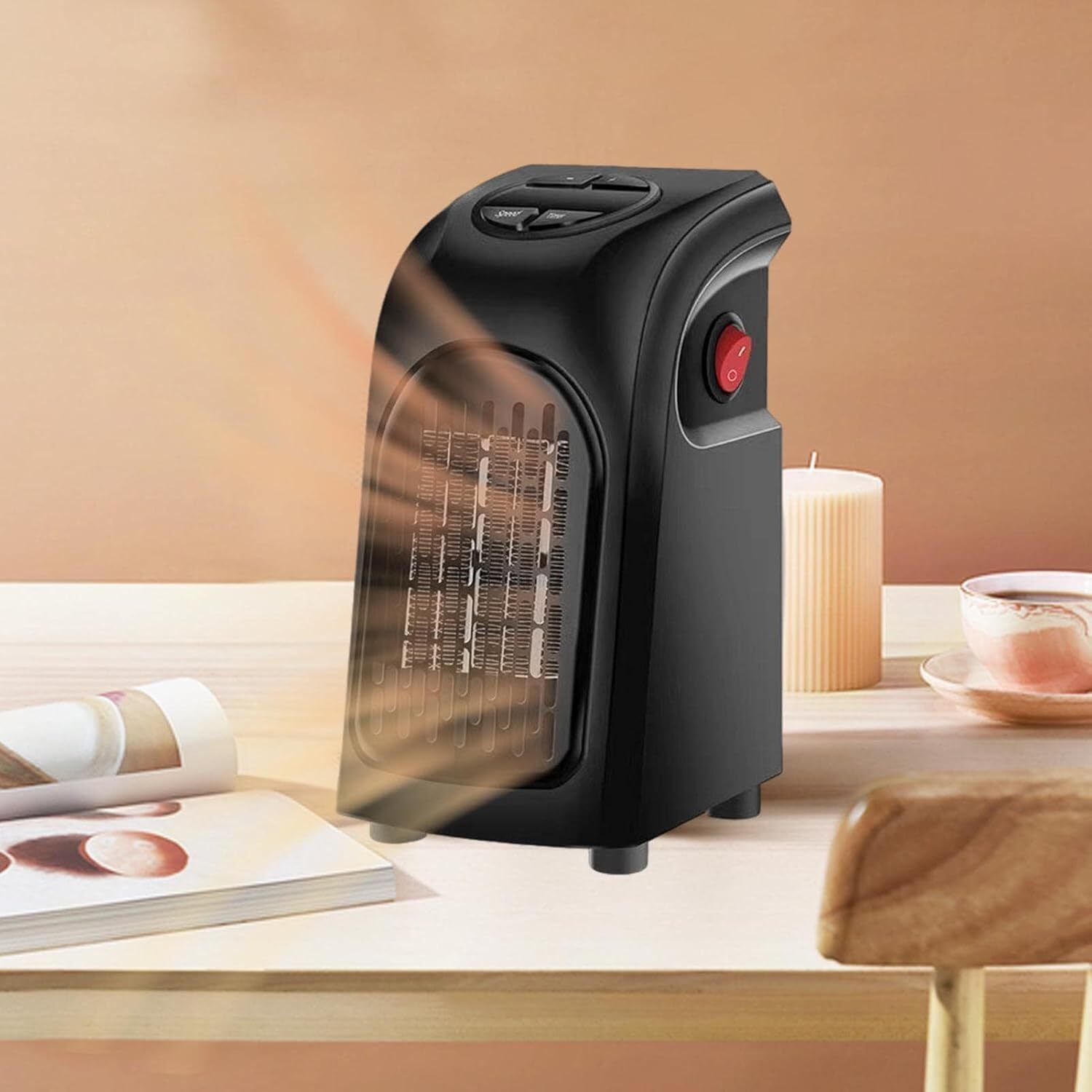 sedoka Handy Heater with Overheat Protection and Adjustable Thermostat and Timer 461 Fan Room Heater-picture-13