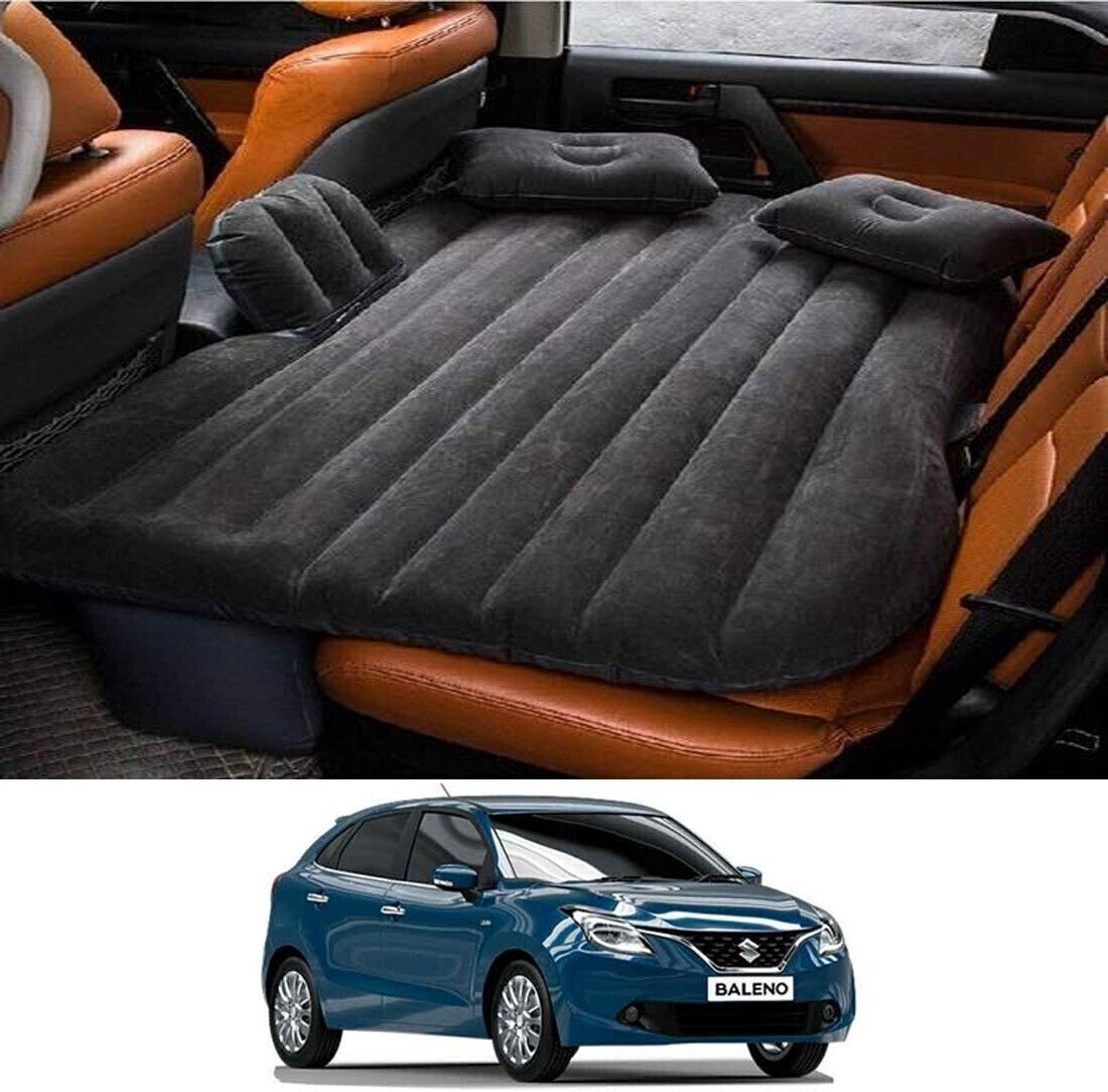 Inflatablebed-Black-Baleno Premium Finish & Waterproof Car Inflatable Bed-image-37