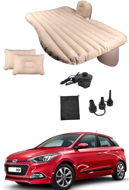 motopex Beige Car Bed Mattress for Rest,Travel, Car Back Seat Air Inflation Bed-015 Beige Car Bed Mattress for Rest, Travel, Car Back Seat Car Inflatable Bed-picture-20