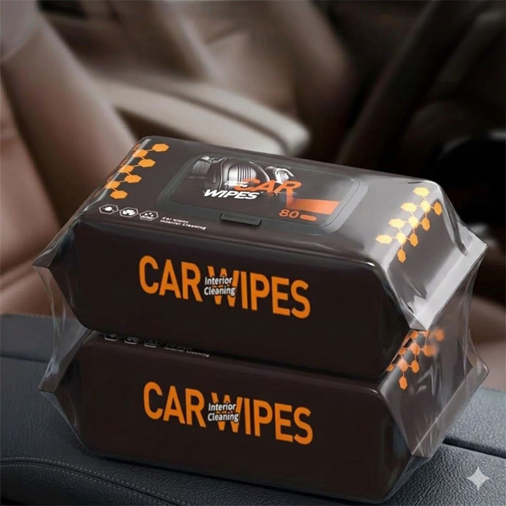 Professional Car Interior Cleaner Wipes - Dust & Odor Remover (160 Sheets) Professional Car Interior Cleaner Wipes - Dust & Odor Remover (160 Sheets) Vehicle Interior Cleaner-image-10