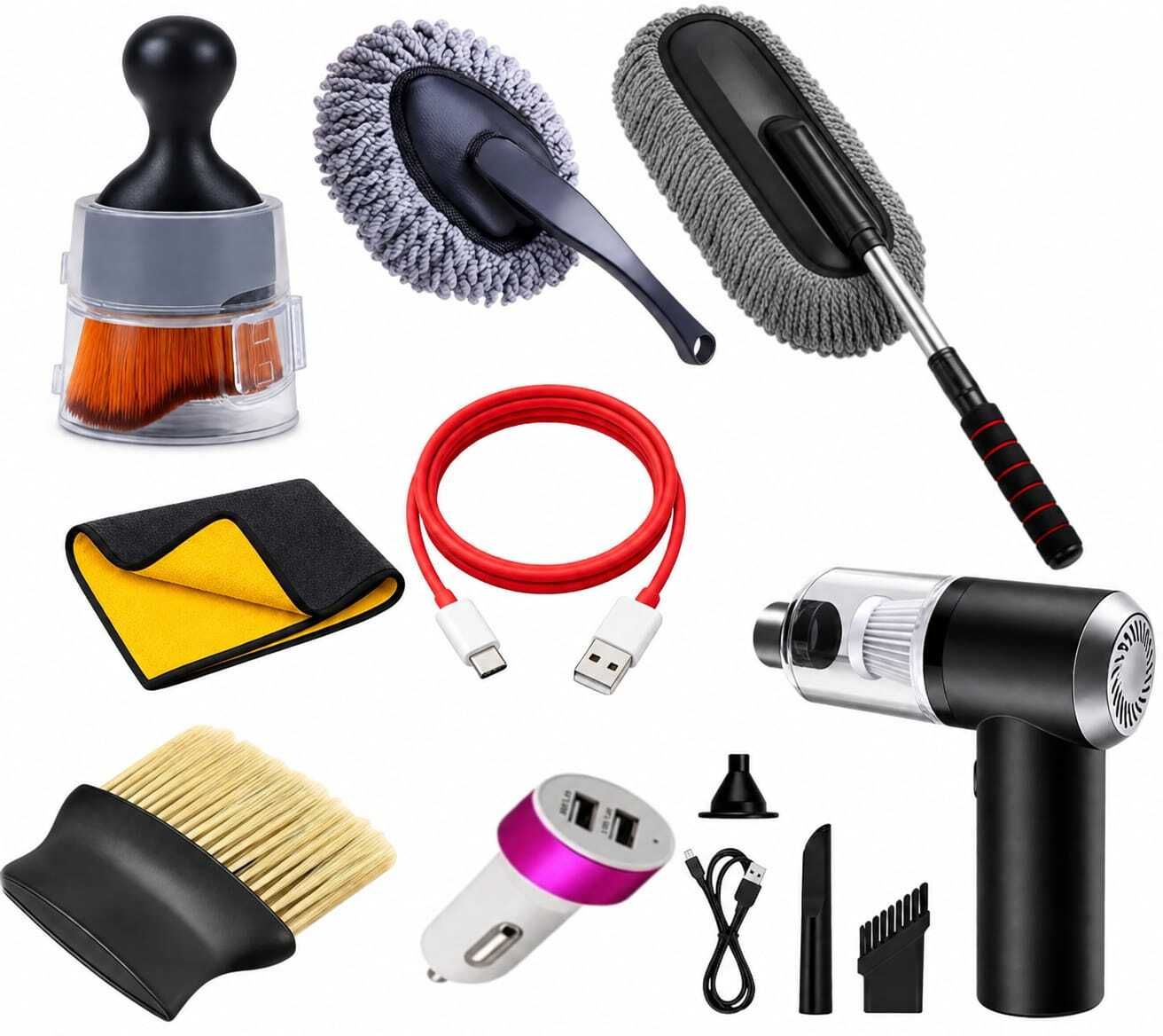 manth fashion CarCare Pro Cleaning Kit 7 in1 RSE-701 Vehicle Interior Cleaner-picture-22