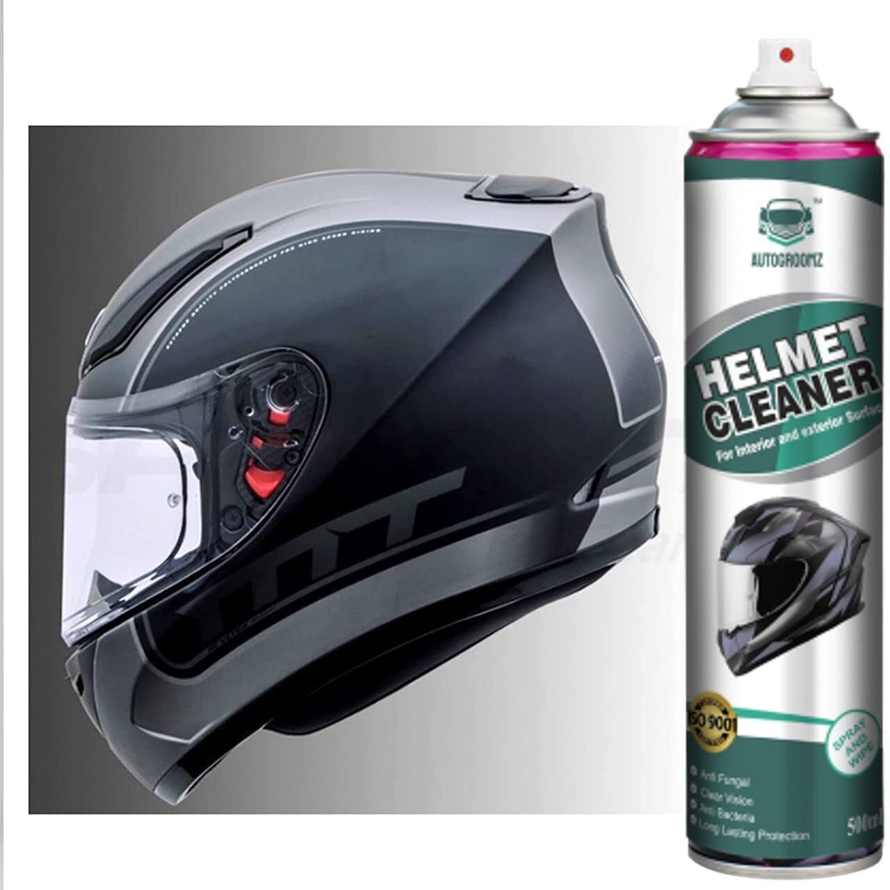 Foaming Helmet Cleaner Foam Cleaning for Helmet Anti-Bacterial Spray, Deep Clean Helmet Vehicle Interior Cleaner-image-49