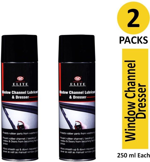 Elite Window Channel Lubricant & Dresser- 250 ML 250 ML (Pack of 2) Vehicle Interior Cleaner-image-39