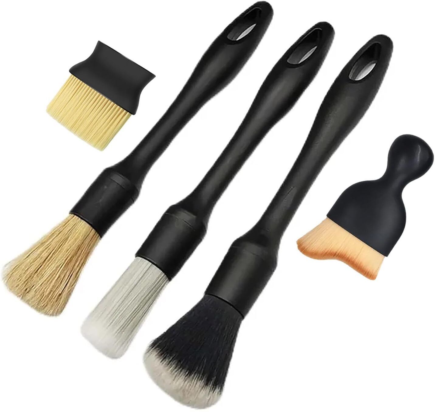 holy delight Car Detailing Brush Set - 4-Piece Kit for Interior & Exterior Cleaning car detailing brush setcar vent cleaner Vehicle Interior Cleaner-picture-21