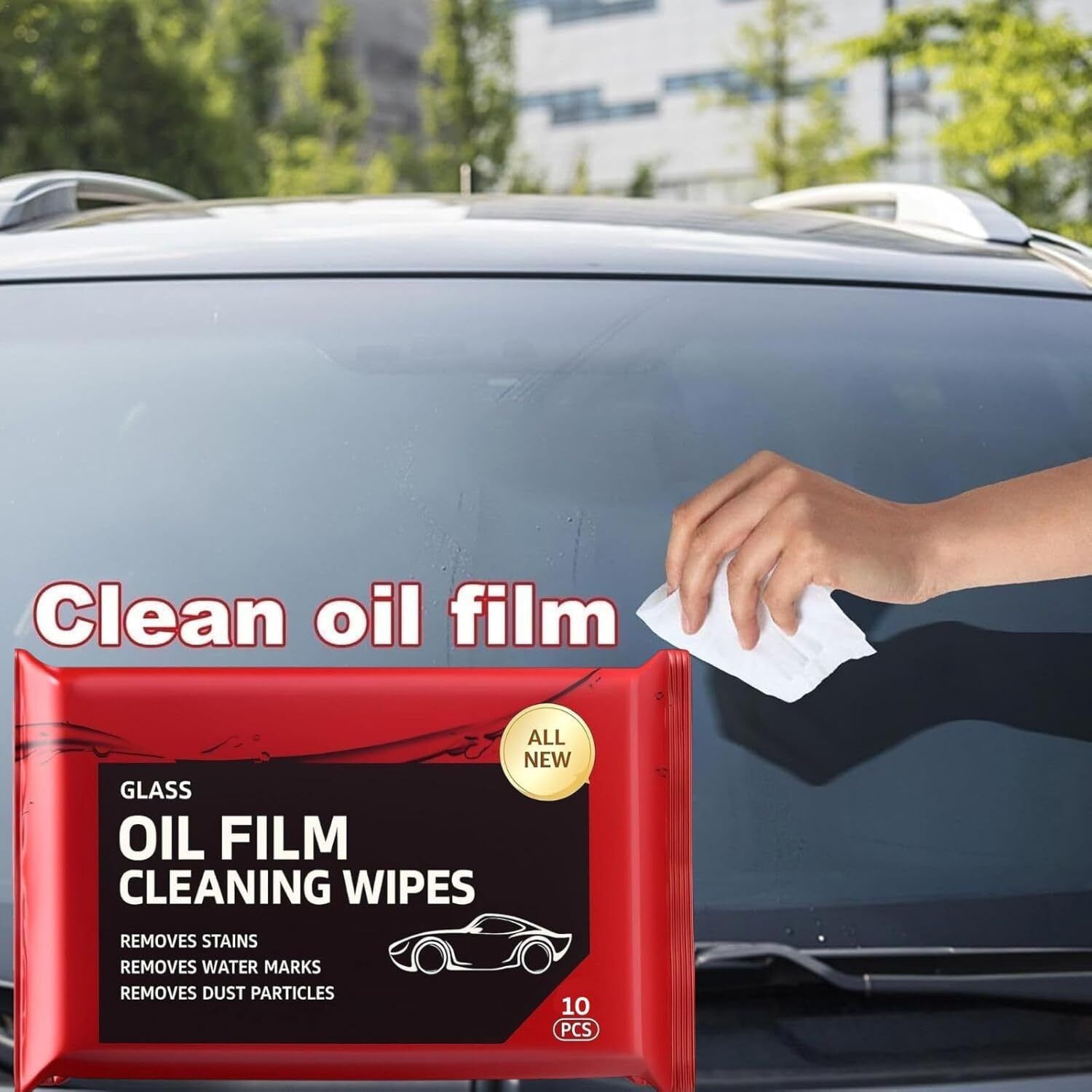 Car Glass Anti Fog Wipes Solid Handheld Vehicle Glass Cleaner-image-4