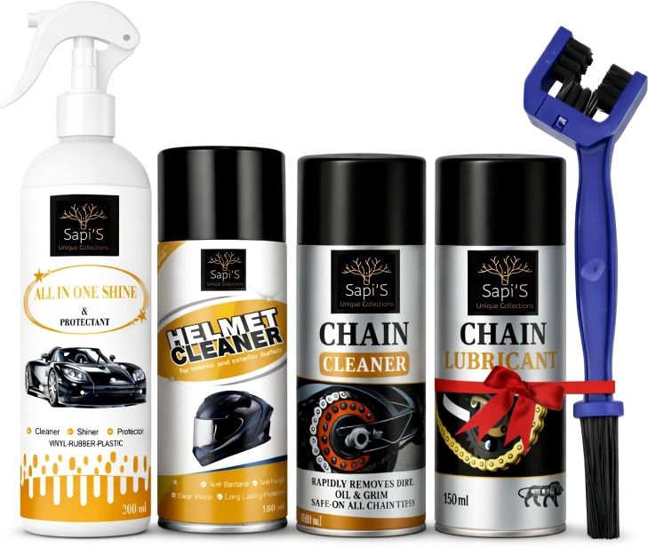 sapi's Bike Care Combo All-in-One Bike Maintenance Combo Kit Vehicle Interior Cleaner-picture-34