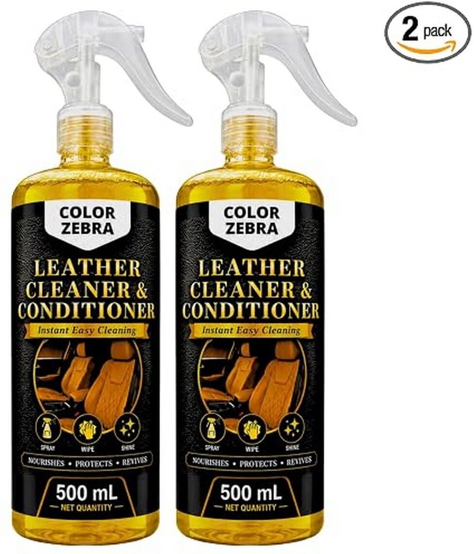 Leather Cleaner & Conditioner Seats, Shoes, Bags & Jackets-500 mL (Pack of 2) B0H7YKYKLR Vehicle Interior Cleaner-image-13