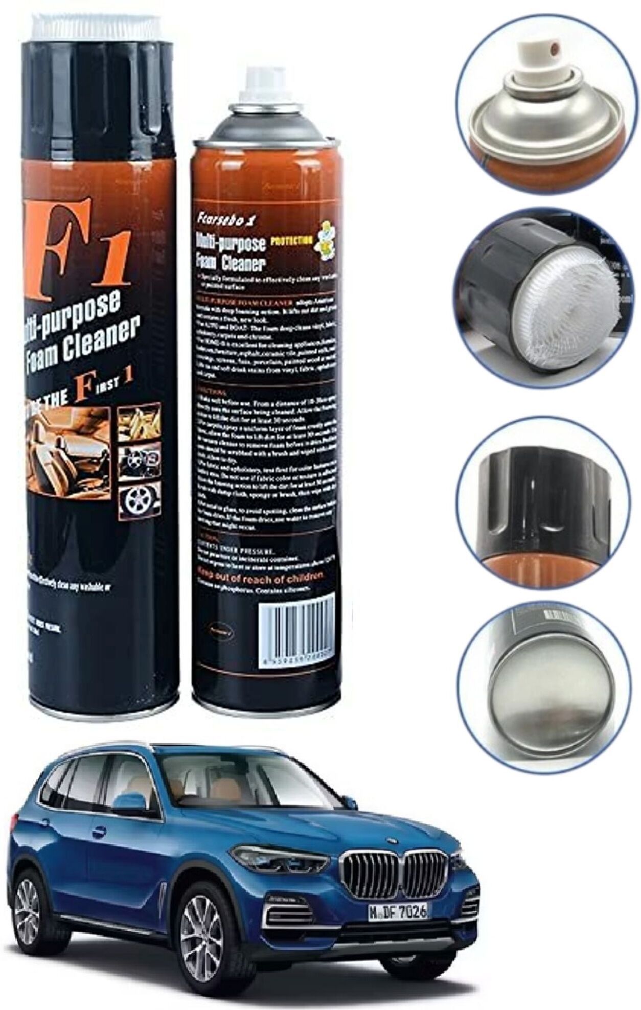 rrss Premium Multi-Purpose Car Interior & Exterior Cleaner Spray 265 – Deep Cleaning Formula for Dashboard, Seats, Glass & More (1Pcs) 265 Vehicle Interior Cleaner-picture-17