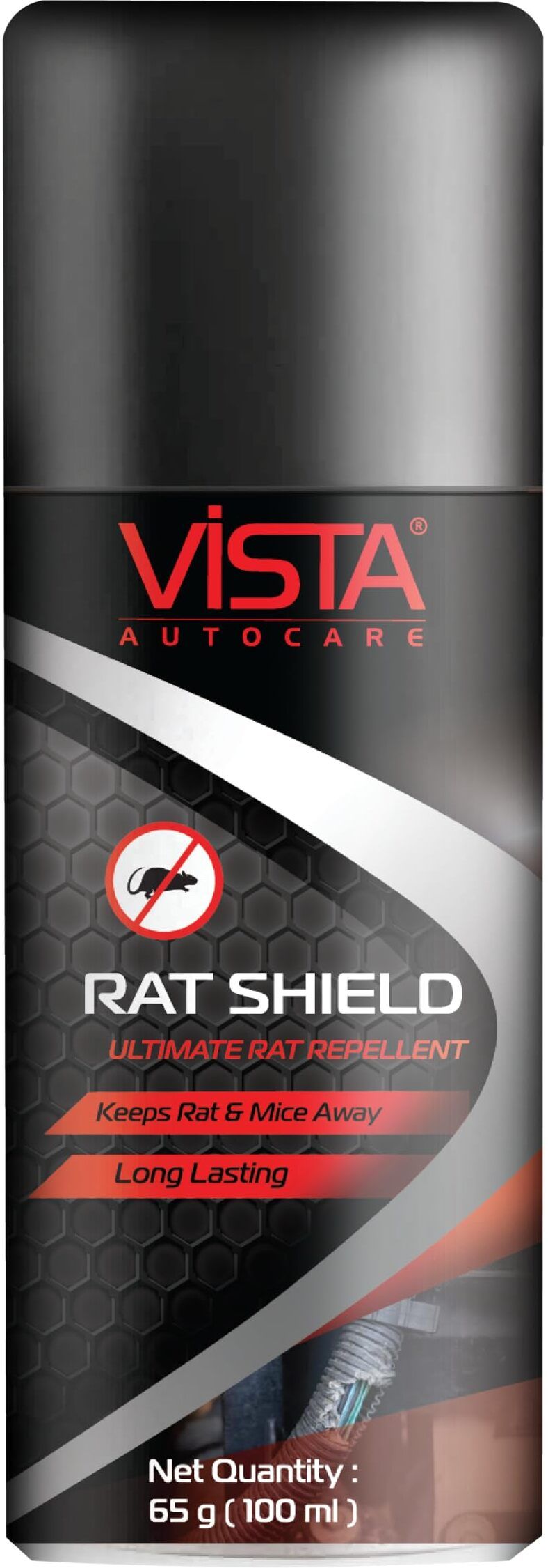 vista auto care Rodent Repellent Spray Rat Shield 100ml Vehicle Interior Cleaner-picture-33