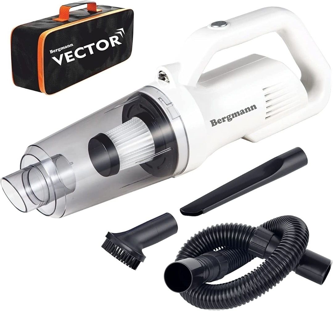 bergmann Vector Cordless Handheld Car & Home Vacuum Cleaner (White) VC01 Vehicle Interior Cleaner-picture-16