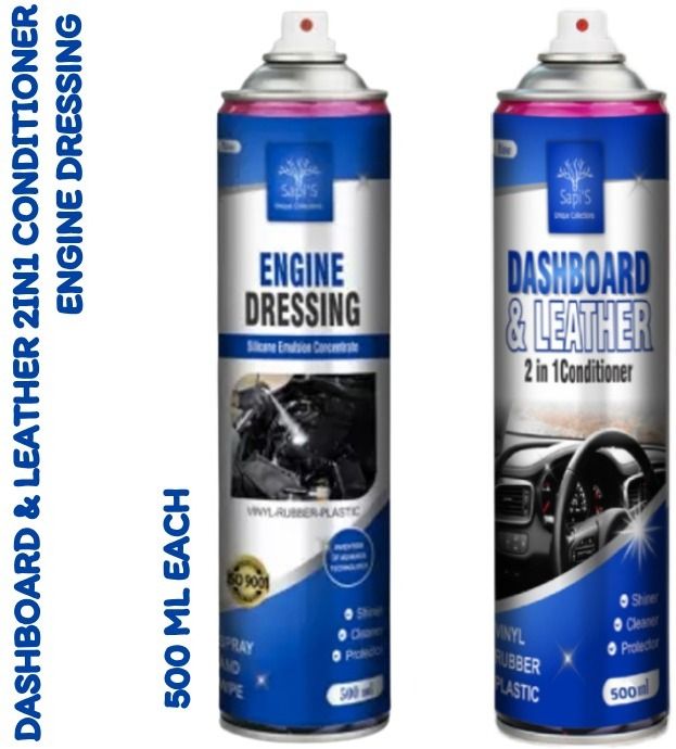 sapi's Cleaning Kit Combo Dashboard Cleaner With Engine Dressing Spray Vehicle Interior Cleaner-picture-19