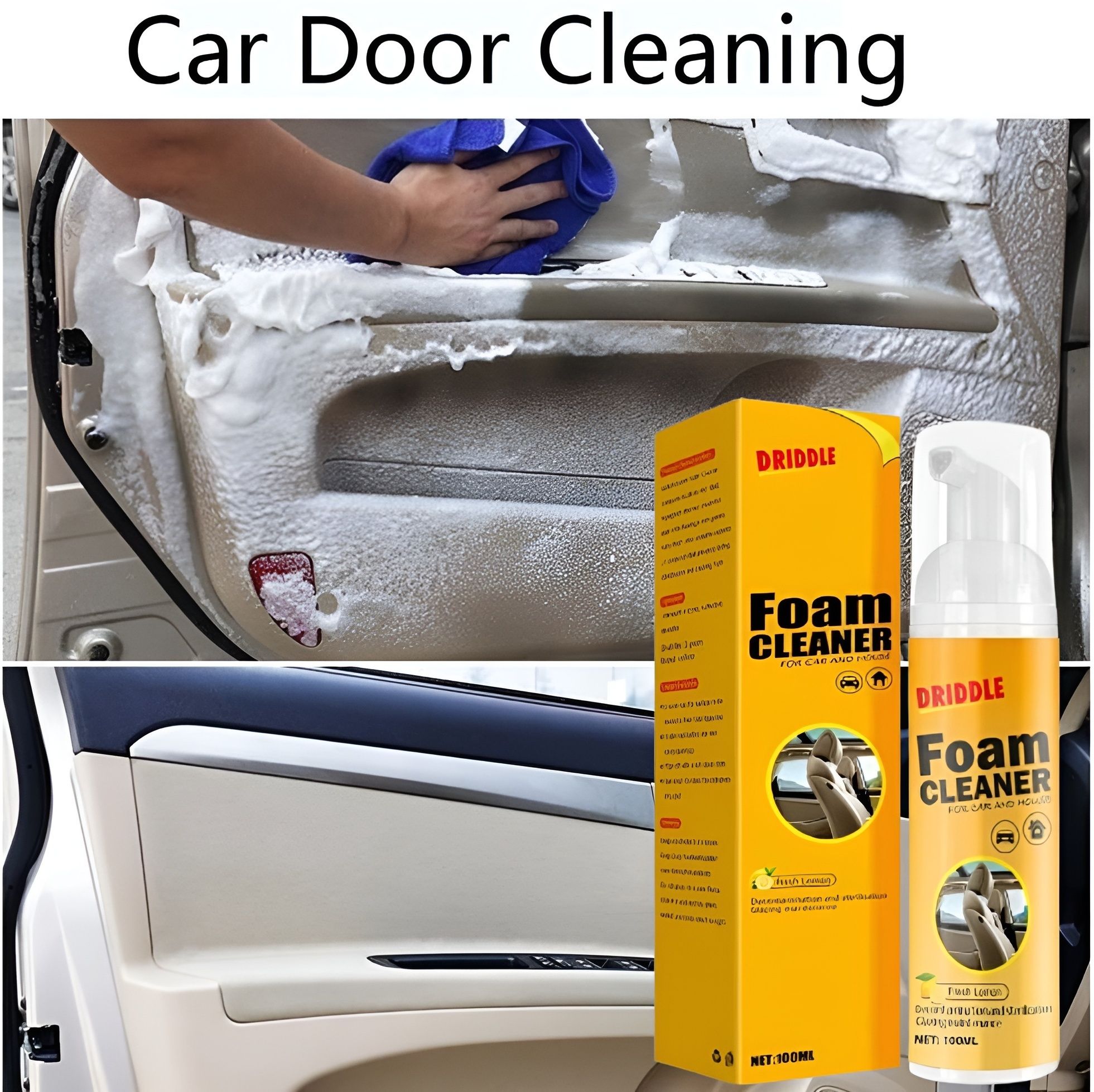 Multi-Purpose Foam Cleaner for Car Interior Seat Cover etc... cle1 Vehicle Interior Cleaner-image-6