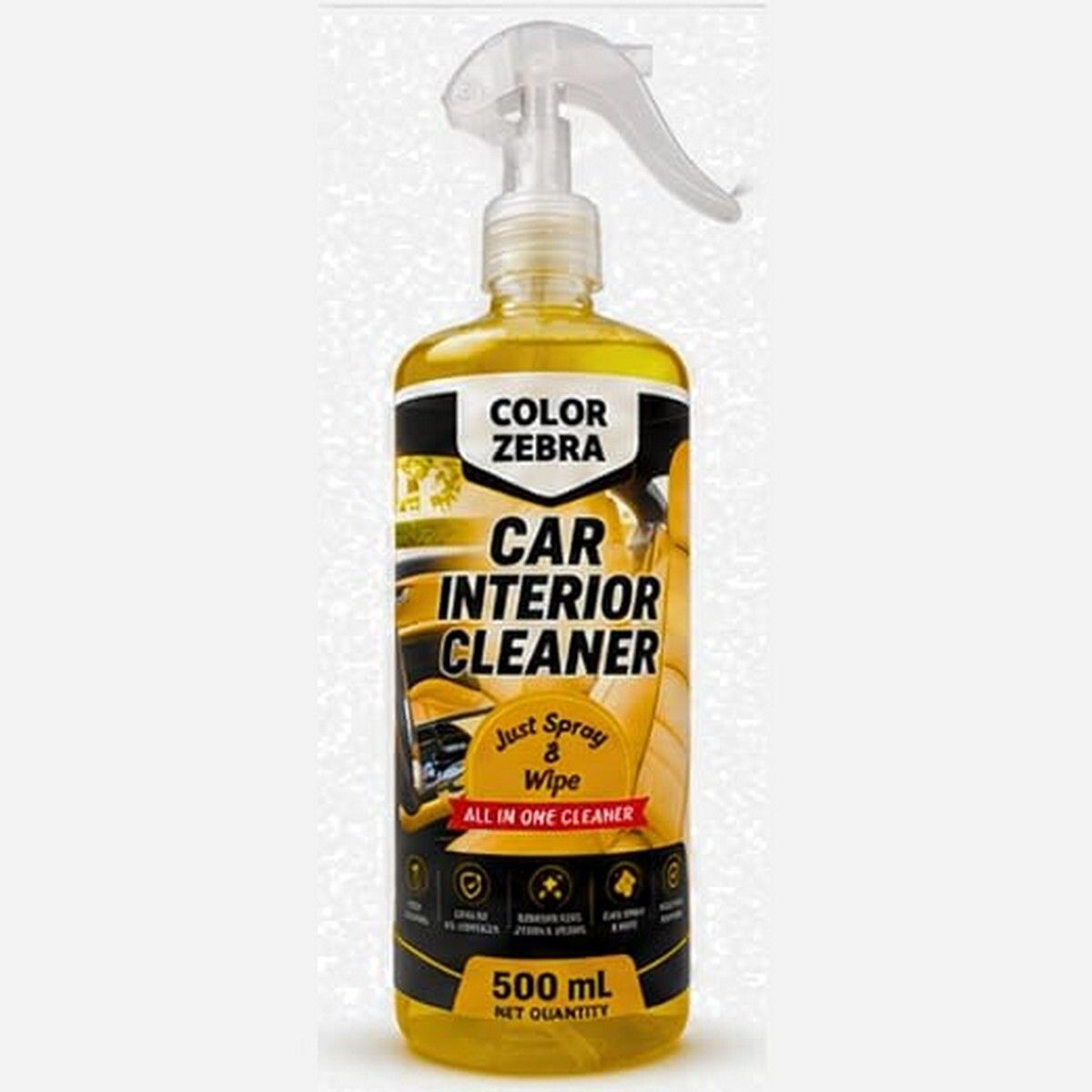 color zebra Car Interior Cleaner 500 mL | Deep Interior Cleaning | For Dashboard, Plastic B0H7WPHBG2 Vehicle Interior Cleaner-picture-44