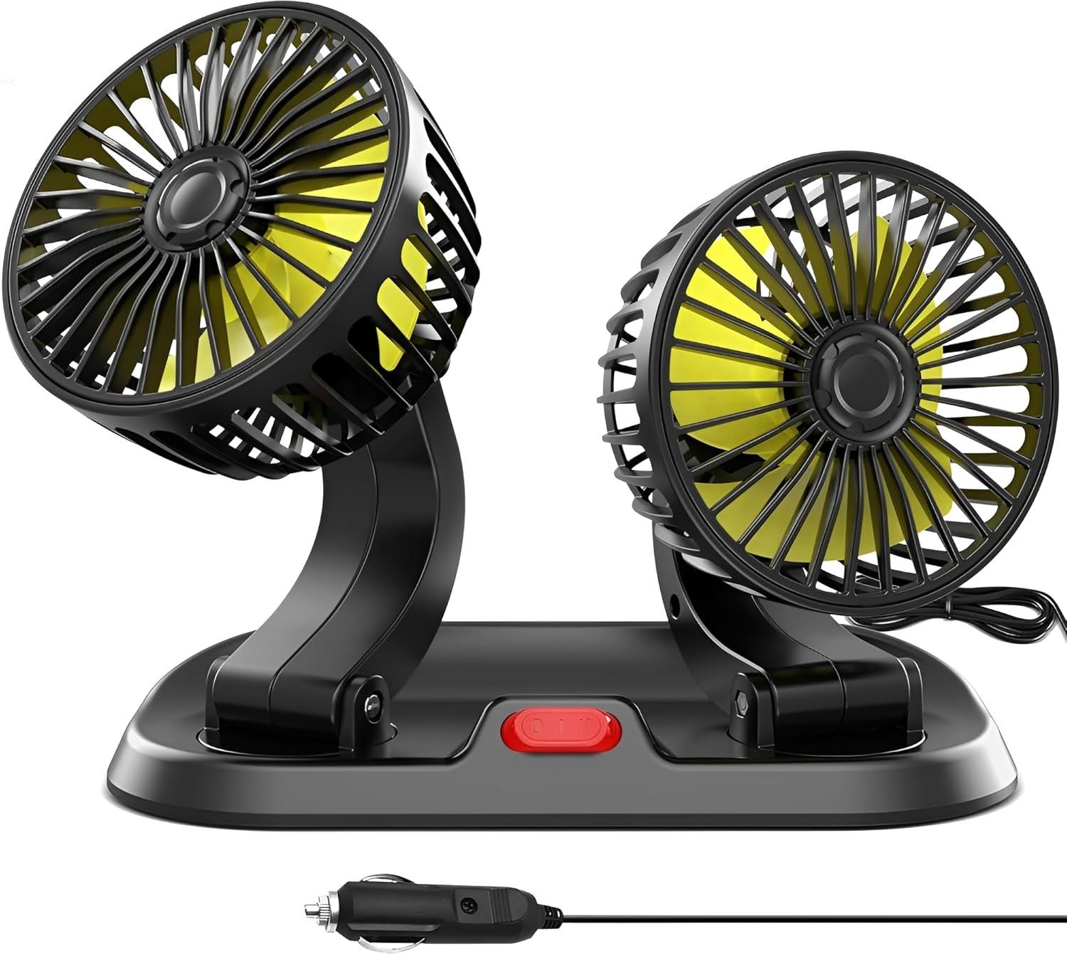Adjustment Car Fan for Dashboard 360 Degree Rotatable Fan Car Interior Fan-image-13