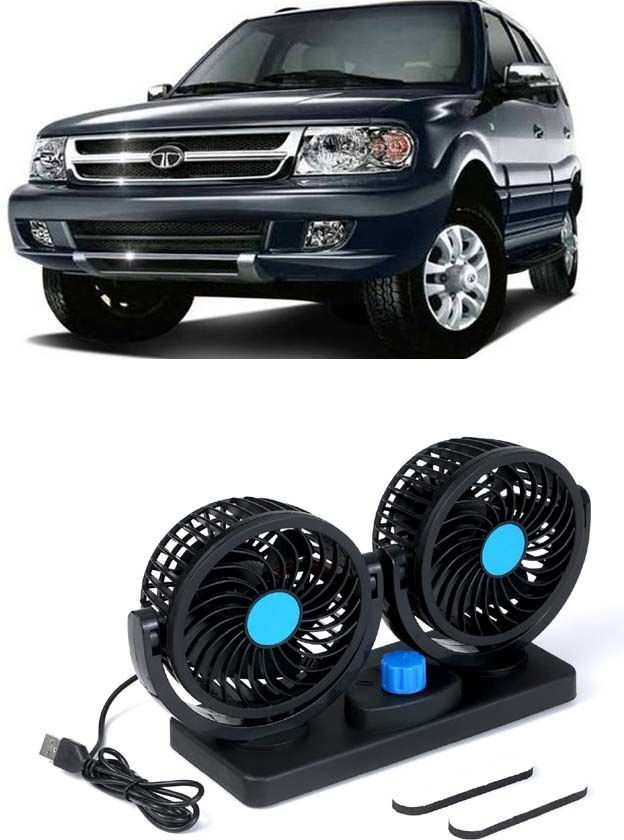 Dvis 5V USB Dual-Head Mini Fan D-1 Portable 5V USB Dual Head Car Fan for Laptop, Desk & Car D-181 Rechargeable Fan, USB Fan-picture-17