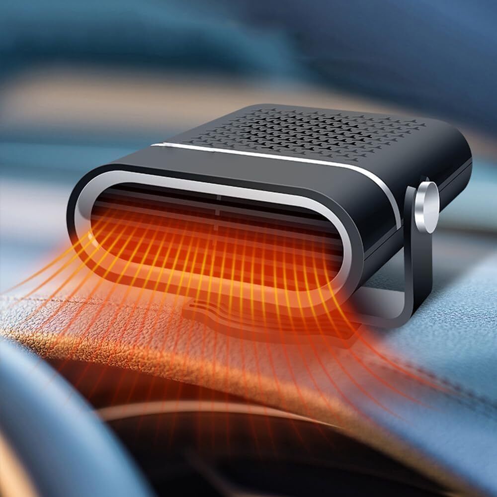 2 in 1 Portable Car Heater Fan | 12V Auto Heater & Cooling Fan Car Interior Fan-image-19