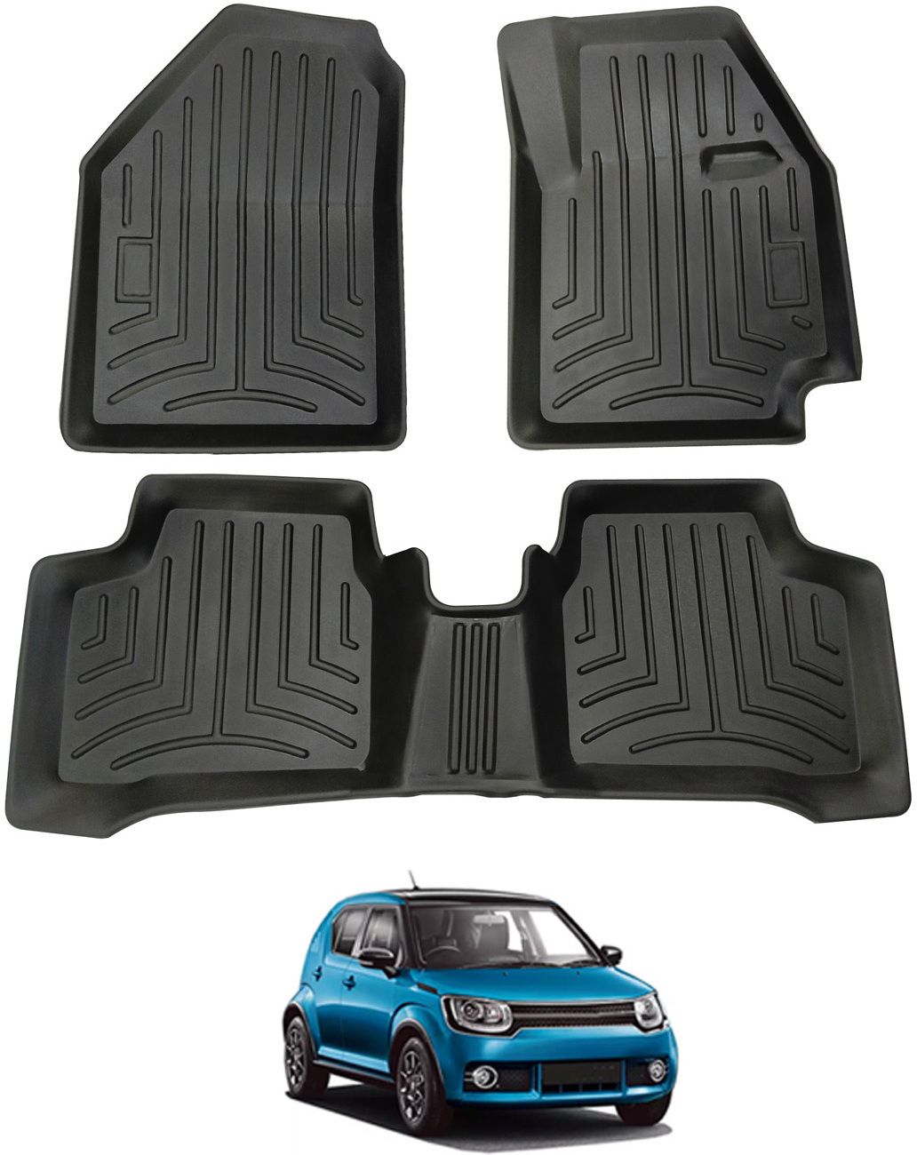 maties PVC Tray Mat For Maruti Suzuki Ignis-picture-41