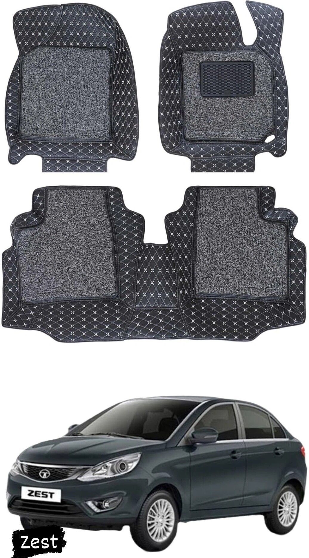 Leatherite 7D Mat For Tata Zest-image-46