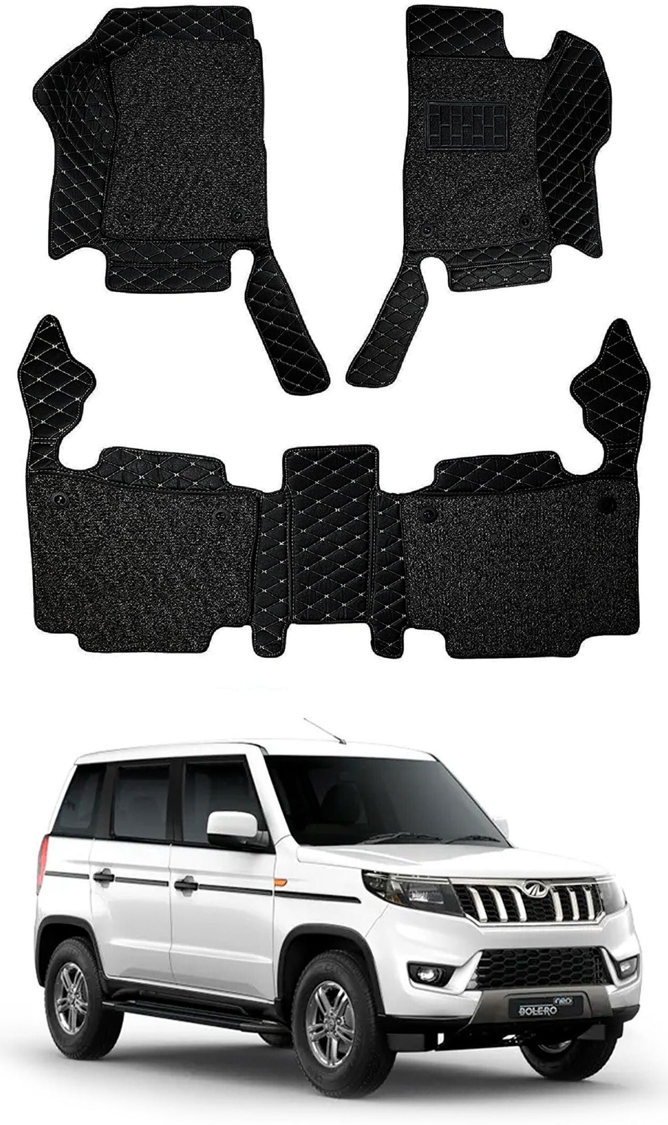 mag Leatherite 7D Mat For Mahindra Bolero Neo-picture-48