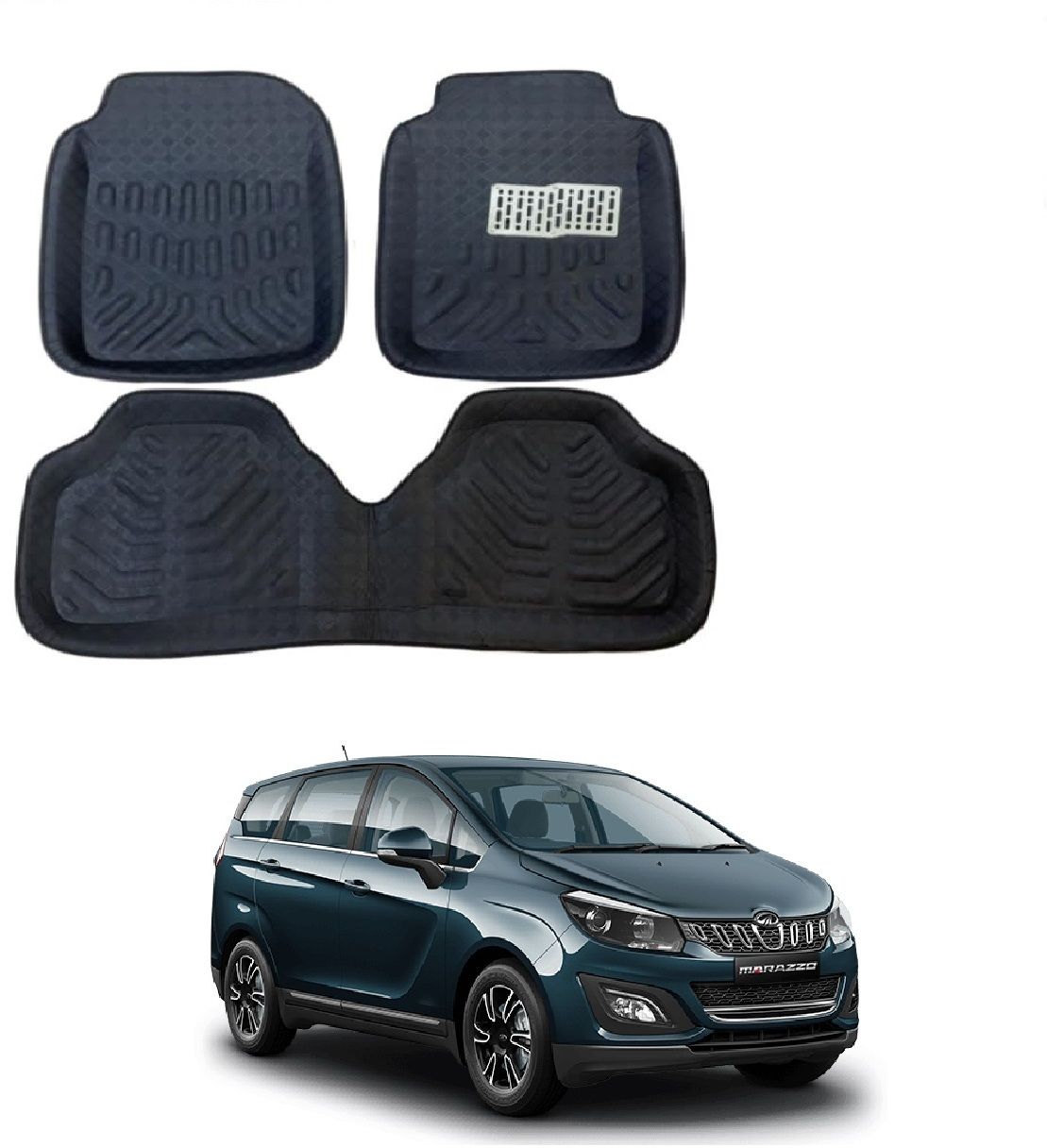 PVC 3D Mat For Mahindra Marazzo-image-26