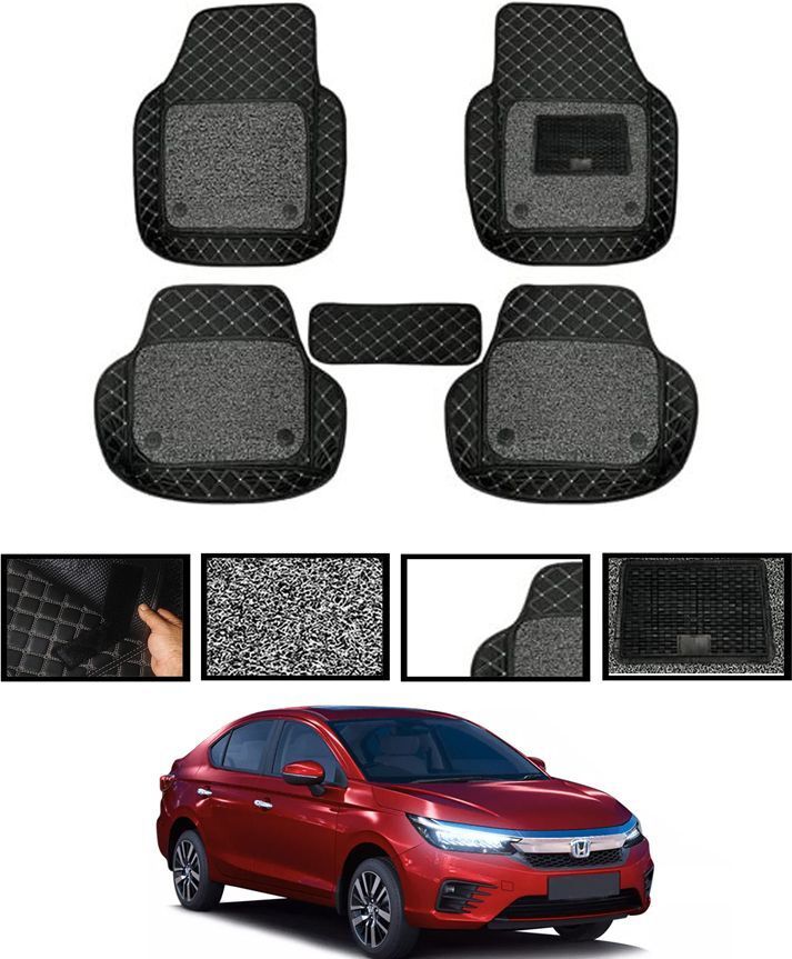 Leatherite 7D Mat For Honda Universal For Car-image-40