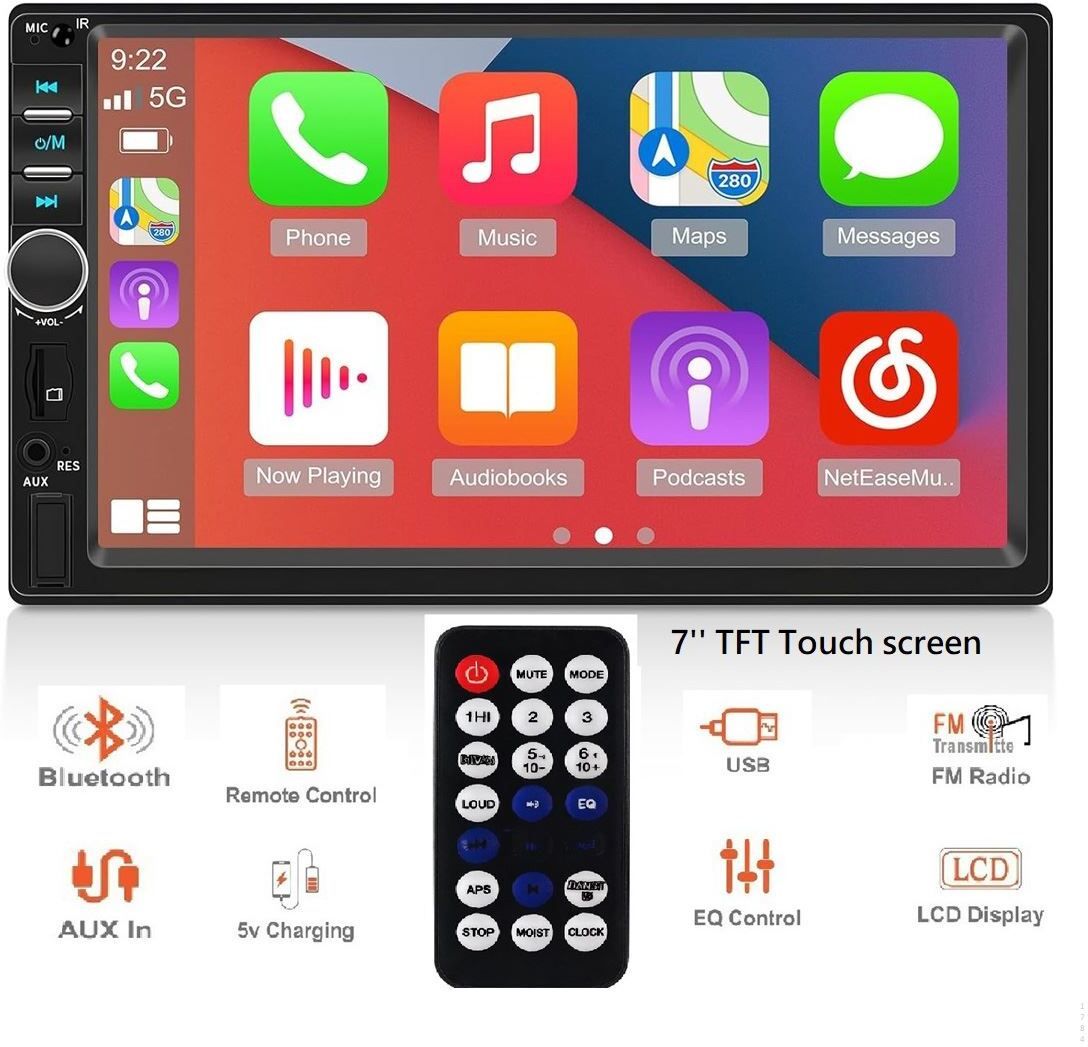prokonai 7" TFT Touch VIDEO Pro+ Bluetooth/USB/Remote/Phone Charging - Diamond D1784 Car Stereo-picture-3