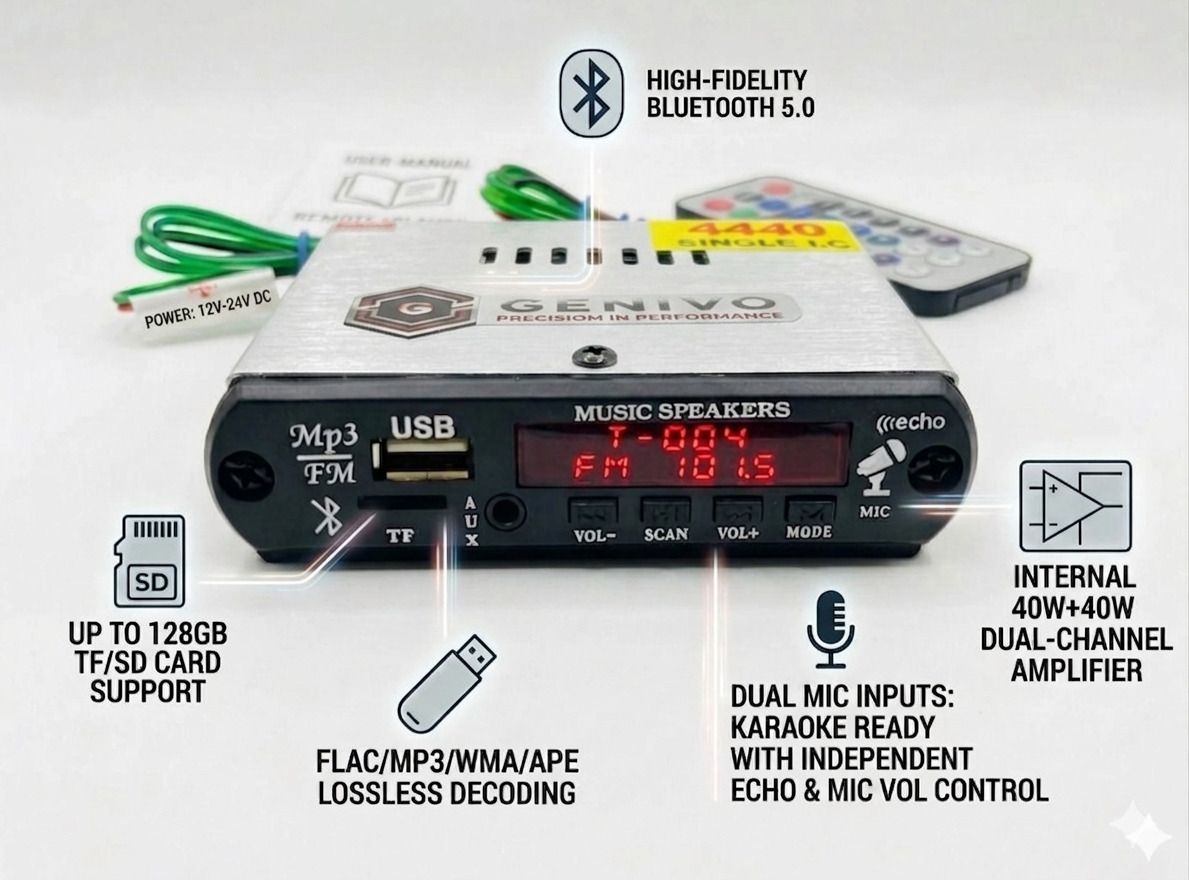 AMPLIFIER FOR ALL VEHICLES 12 W AV Power Amplifier-image-40