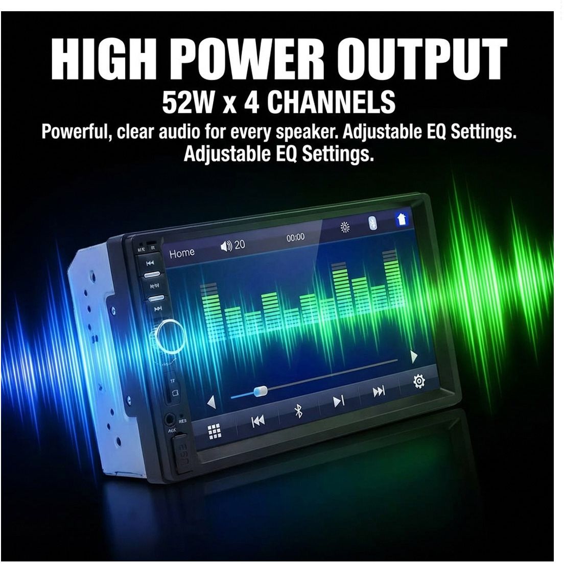 7" Touch VIDEO Pro+ Bluetooth/USB/Remote/Phone Charging - Diamond i0395 Car Stereo-image-0
